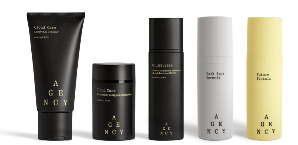 Agency Skin Care products.